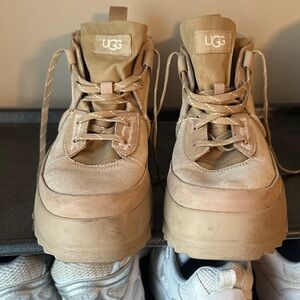 UGG Beige High-Top Sneakers